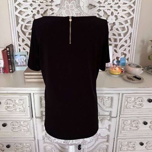 Cynthia Rowley geometric print t-shirt blouse - Picture 2 of 5